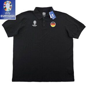 UEFA Germany Soccer Polo Shirt Euro 2024 Official Merch Deutschland Men 3XL NWT